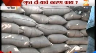 'ZEE24TAAS : No Ways To Cover Food Grains In Nashik'