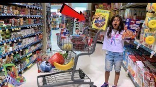 'Deema Play Cereal and Healthy food Shopping at Supermarket'