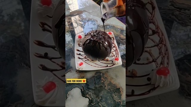 'Chocolate Explosion Ball #shorts #foodshorts #streetfood #foodies #indianfood #youtubeshorts'