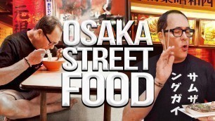 'Japanese Street Food Tour - Exploring Osaka & Dotonbori | SAM THE COOKING GUY 4K'