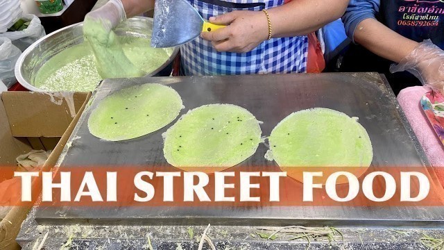 'Cotton Candy Crepes | Thai Street Food #Shorts'