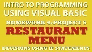 '4-pp5 Visual Basic: Restaurant Menu (IF statements)'