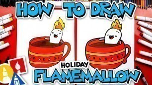 'How To Draw Holiday Flamemallow - Together Time With YouTube Kids'