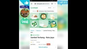 'Cara Mendapatkan Link Grabfood untuk Promosi'