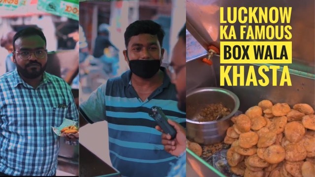 'Lucknow famous Box wala khasta / breakfast #breakfast #viral #streetfood #trending #lucknowfamous'