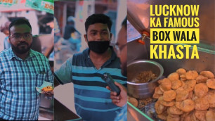 'Lucknow famous Box wala khasta / breakfast #breakfast #viral #streetfood #trending #lucknowfamous'