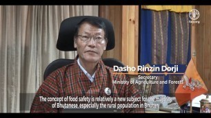 'FAO and policy-makers speak up for a safer food in Asia and the Pacific: Bhutan'