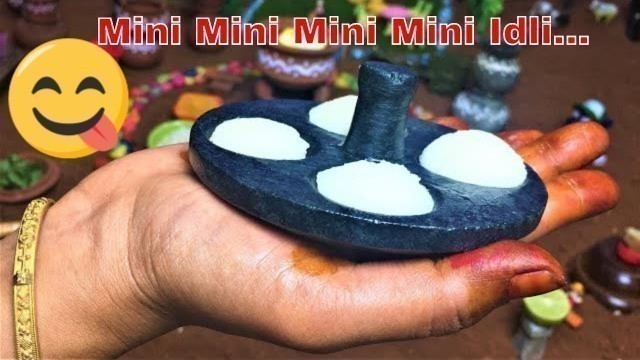 'Miniature Idli sambar recipe | Miniature Cooking |  Mini Food | The Theme kitchen'