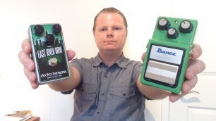 'EHX East River Drive vs Ibanez TS9 Tube Screamer'