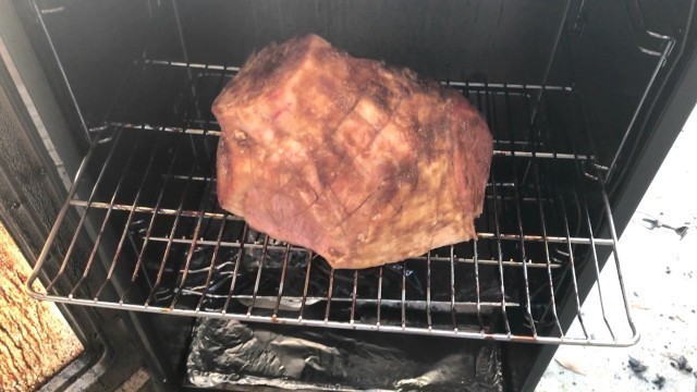 'Smoked Ham On Masterbuilt Smoker | BUMMERS BAR-B-Q AND SOUTHERN COOKING'