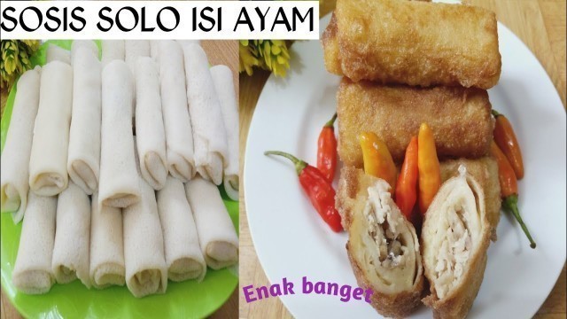 'CARA MEMBUAT SOSIS SOLO ISI AYAM || bisa di jadikan ide jualan Frozen food'