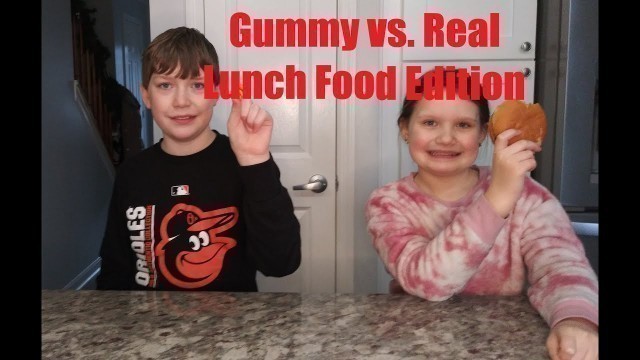 'Gummy Food vs. Real Food//Lunch Box Edition'