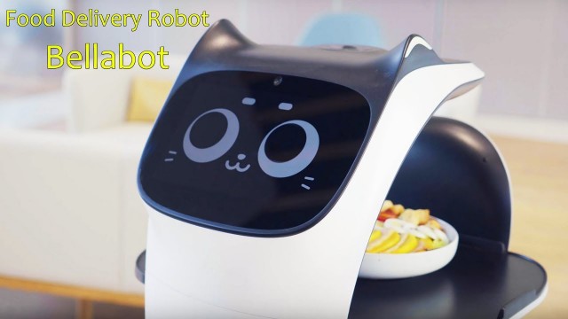 'PuduTech introduced BellaBot, A Cute Meowing Food Delivery Robot'