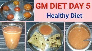 'GM Diet Day 5 in tamil / Gm diet / weight loss challenge day 5 / How to lose weight fast'