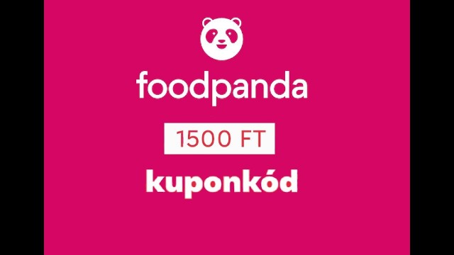 'Foodpanda kupon 1500 Ft [ Link a leírásban ]'