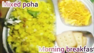 '#mixed poha #Homely food #natural #home made #tasty Breakfast #healthy food'