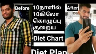 'Food Plan for Weight Loss in Tamil/Diet plan chart for Weight Loss in Tamil/Weight Loss Diet Plan'