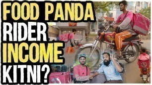 'Food Panda Rider Earning Revealed | Foodpanda pr kaam kese shuru karein?'