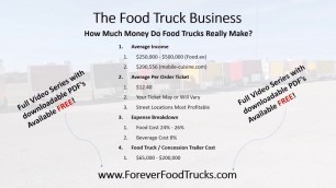 'How Much Money Do Food Trucks REALLY MAKE??'