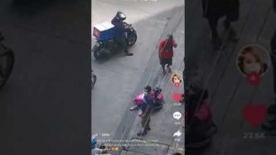 'Food Panda delivery bike rider \"Stole her bike\"'