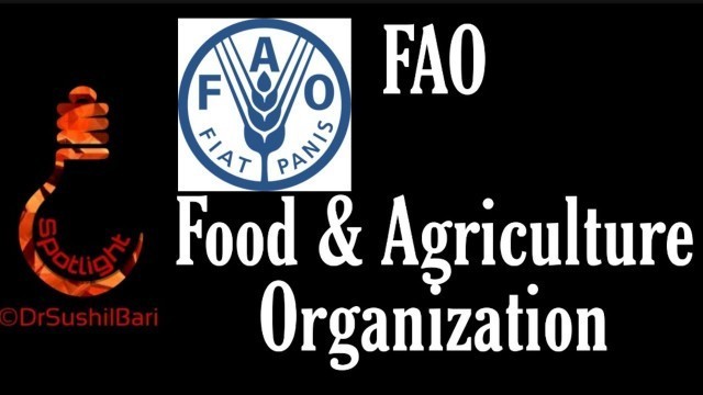 'FAO | Food and Agriculture Organization |  Dr.Sushil Bari'