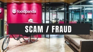 'Alert: Foodpanda is Fraud!!!'