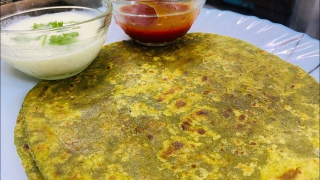 'Palak paneer paratha | പാലക് പനീർ പറോട്ട | MAYAS FOOD'