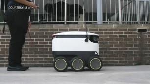 'University of Houston rolls out robotic food delivery'