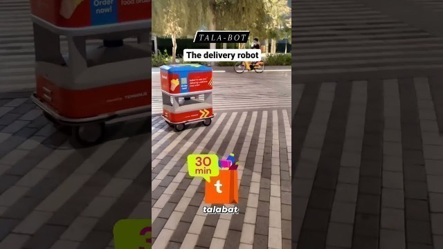 'Tala-bot | Talabat\'s delivery robot | Expo 2020 Dubai'