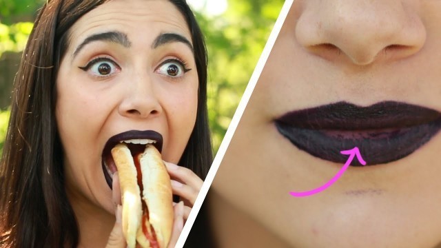 'The Ultimate Lipstick Vs. Food Test'