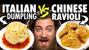 'Chinese Italian Food vs. Italian Chinese Food Taste Test'