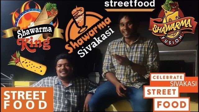 'Trying Shawarma At Street Foods Sivakasi || Lucknow Biryani || Lucknow Shawarma ||'