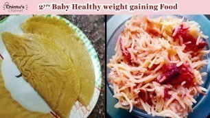 '2yrs old Baby Healthy Weight Gaining Food Recipes in Tamil'