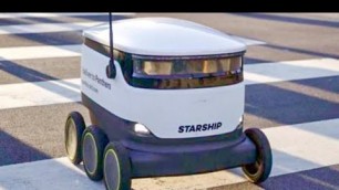 'Starship Delivery Robot Drive-by'