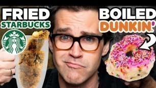 'Fried Boiled Food vs. Boiled Fried Food Taste Test'