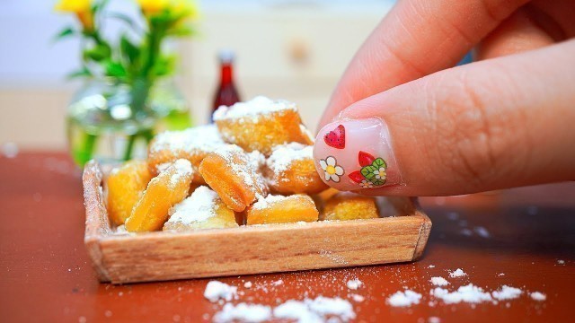 'The Perfect Homemade Beignets Recipe | ASMR Miniature Cooking Mini Food'