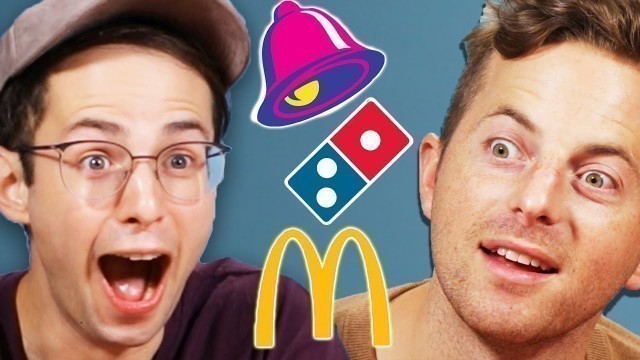 'Try Guys Drunk Vegan Fast Food Taste Test'