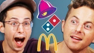 'Try Guys Drunk Vegan Fast Food Taste Test'