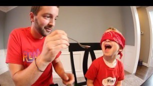 '4 Year Old WEIRD FOOD Test!'