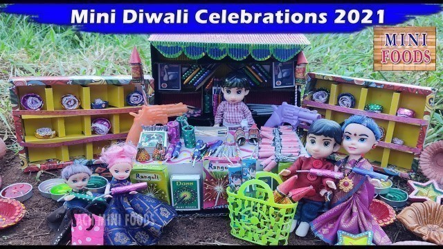 'Barbie Diwali Celebrations | Miniature Diwali Sweet | Mini Cooking | Mini Foods by ACH| Happy Diwali'