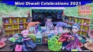 'Barbie Diwali Celebrations | Miniature Diwali Sweet | Mini Cooking | Mini Foods by ACH| Happy Diwali'