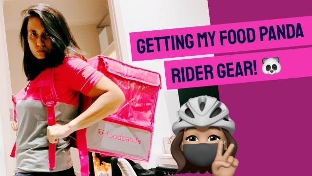 'I\'m picking up my Food Panda cyclist rider gear! // Food Delivery Vlogs #DeliveredbyBernie'