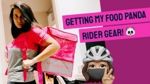 'I\'m picking up my Food Panda cyclist rider gear! // Food Delivery Vlogs #DeliveredbyBernie'