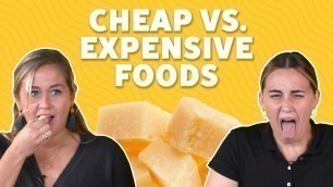 'We Tried Cheap vs. Expensive Foods | Taste Test | Food Network'