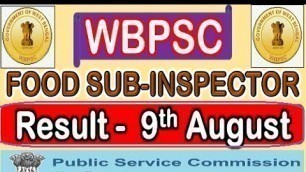 'FOOD SI RESULT CONDUCTED BY WBPSC WITH CUT OFF'