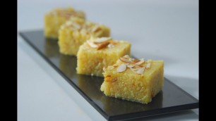 'Badami Rava Burfi | Cooksmart | Sanjeev Kapoor Khazana'