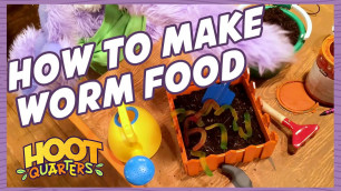 'WORM FOOD! | How to make worm food for your garden'