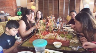 'Boodle Fight at Sea Foods Island Sm Seaside PH.'