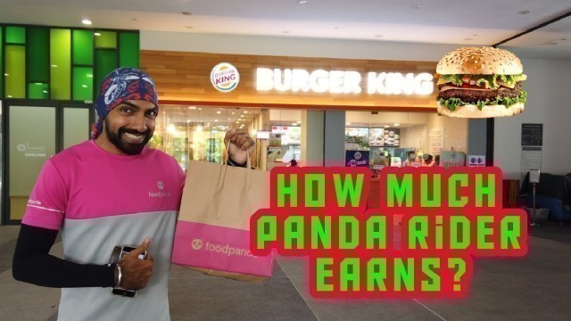 'How Much Can You Earn With FOODPANDA delivery? Singapore'