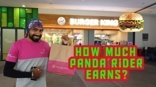 'How Much Can You Earn With FOODPANDA delivery? Singapore'